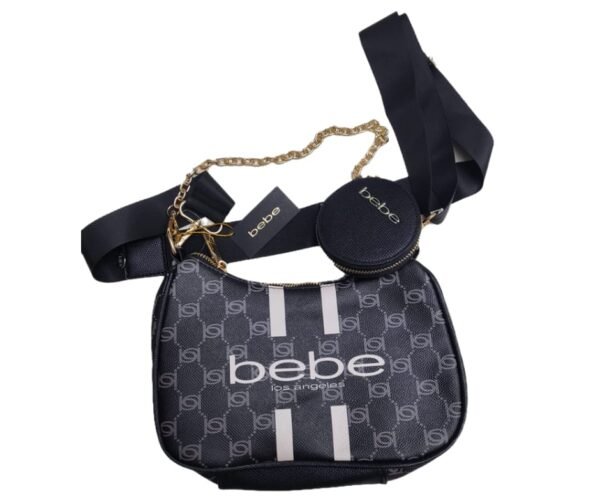 Bolso Crossbody Bebe en Negro Elegancia y Versatilidad